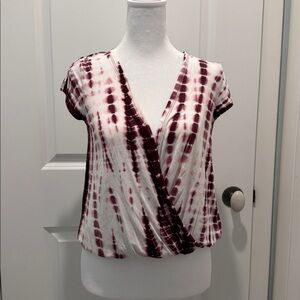 Chaser tie dye surplice tank top S